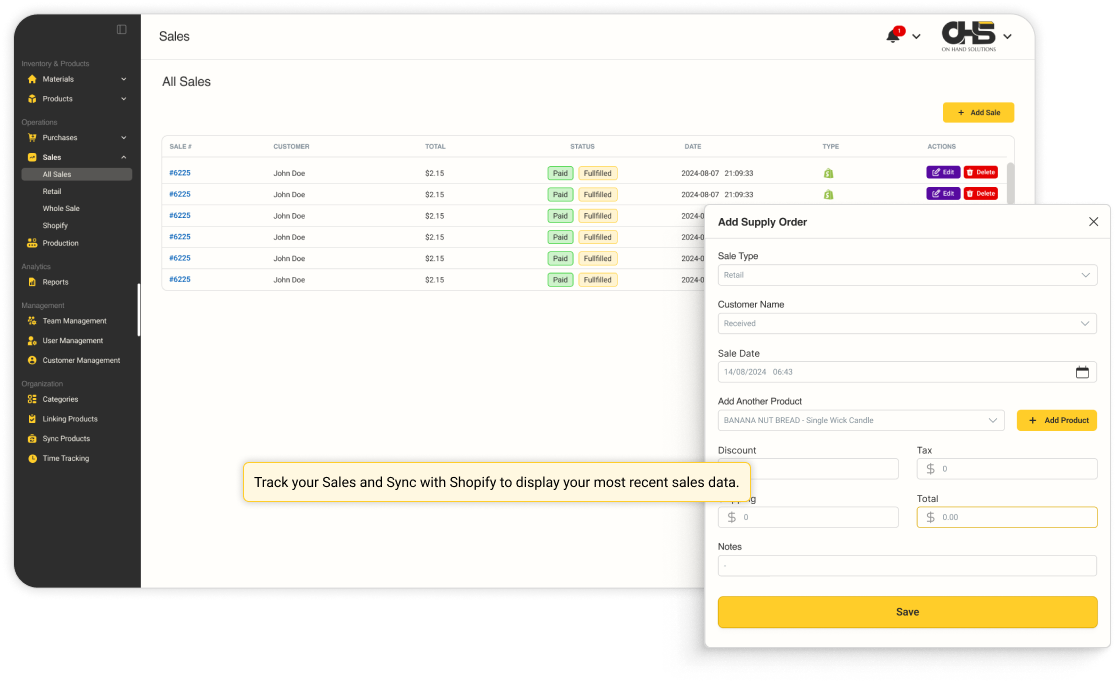 Sales Tracking Image